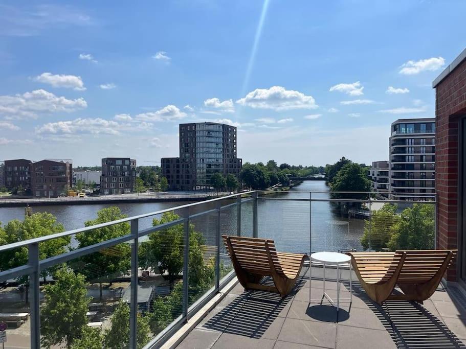 Penthouse-Wohnung Mit Flussblick أولدنبورغ المظهر الخارجي الصورة
